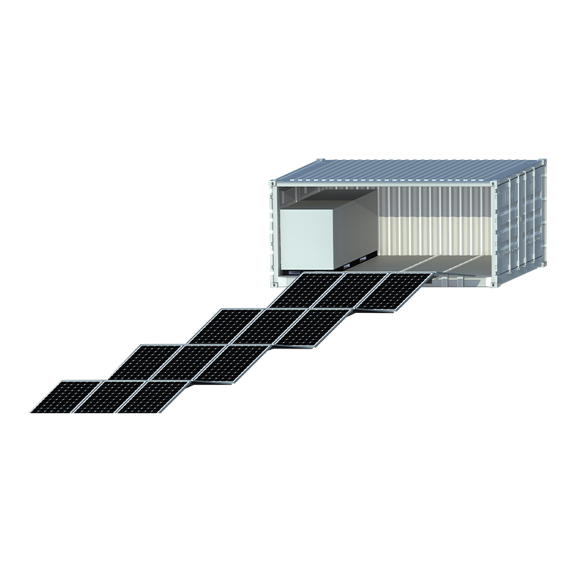 Solar-ESS-Container (Schienentyp)