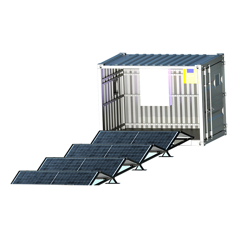 Solar-PV-Container (Schienentyp)