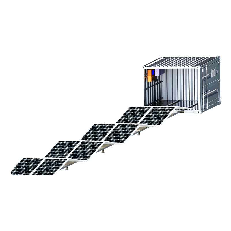 Solar-PV-Container (Schienentyp)