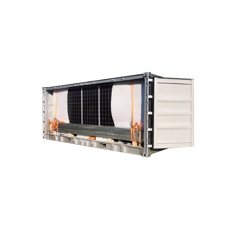 Faltbarer Solarstrombehälter