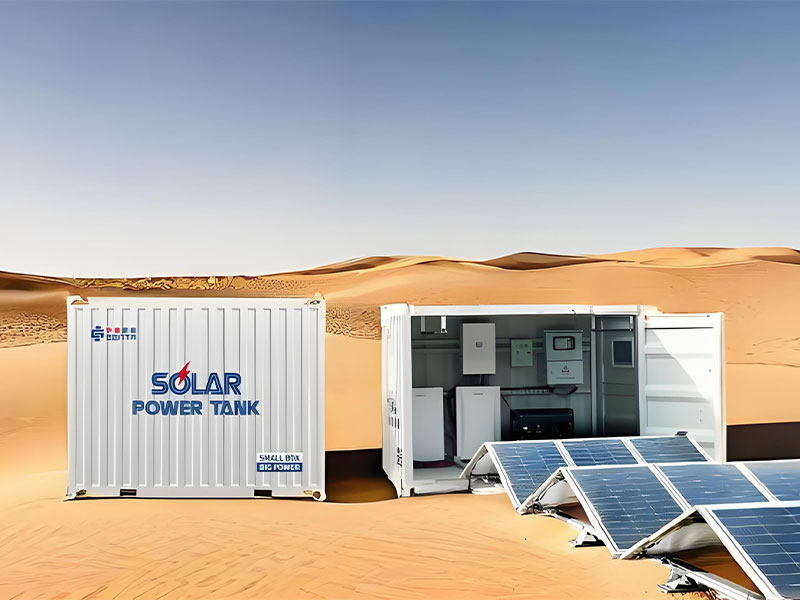 Solar-ESS-Container (Schienentyp)