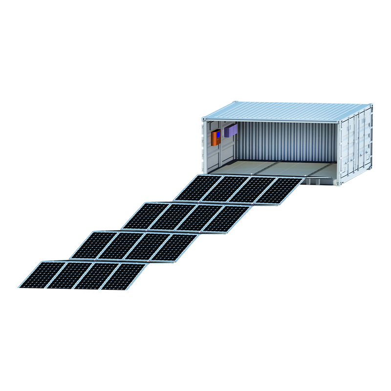 Solar-PV-Container (Schienentyp)