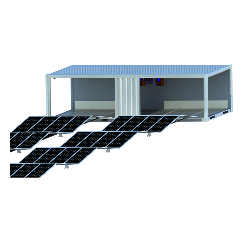 Solar-PV-Container (Schienentyp)